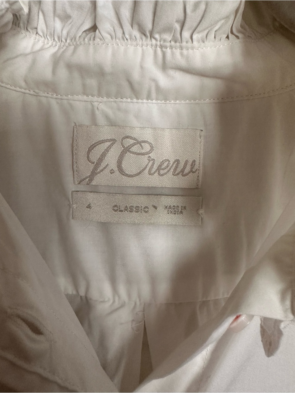 J.Crew Ruffled Button Down - Picture 4 of 6